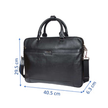 Load image into Gallery viewer, Sassora Premium Leather Large Laptop Messenger Bag For Men