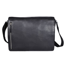 Load image into Gallery viewer, Sassora Premium Leather Men's 16.5" Laptop Messenger Bag