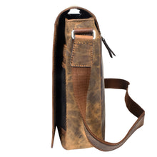 Load image into Gallery viewer, Sassora Premium Leather 16.5" Laptop Messenger Bag For Men's