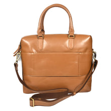 Load image into Gallery viewer, Sassora Genuine Leather Laptop Messenger Bag with 16 Inches Laptop Compartment