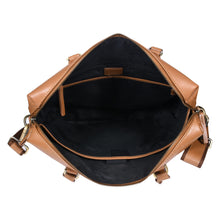Load image into Gallery viewer, Sassora Genuine Leather Laptop Messenger Bag with 16 Inches Laptop Compartment