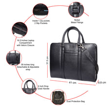 Load image into Gallery viewer, Sassora Premium Leather Men's Laptop Messenger Bag For Daily Purpose