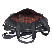 Load image into Gallery viewer, SASSORA Genuine Leather Messenger Bag for Men | 17 Inch Laptop Sleeve | Multiple Zip Compartments | Office & Travel Briefcase | Grey