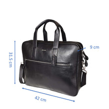 Load image into Gallery viewer, Sassora Premium Leather Laptop Messenger Bag For Everyday Use