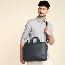 Load image into Gallery viewer, Sassora Premium Leather Men's Office Laptop Messenger Bag