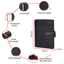 Load image into Gallery viewer, Sassora Genuine Leather Small Notecase Wallet For Men & Women
