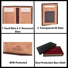 Load image into Gallery viewer, Sassora Premium Leather Bi-Fold RFID Men Notecase