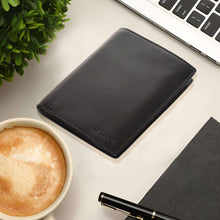 Load image into Gallery viewer, Sassora Men & Women Casual, Formal Black Genuine Leather RFID Large Notecase
