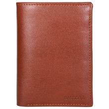 Load image into Gallery viewer, Sassora Genuine Leather Brown RFID Protected Large Bi-Fold Notecase
