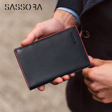 Load image into Gallery viewer, Sassora Premium Leather RFID Notecase Wallet For Men
