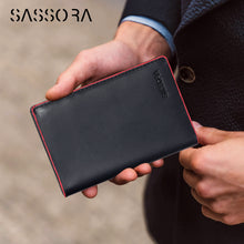 Load image into Gallery viewer, Sassora Premium Leather RFID Notecase Wallet For Men