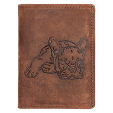 Load image into Gallery viewer, Sassora Pure Leather RFID Notecase Wallet – Animal Pattern Embossed