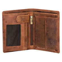 Load image into Gallery viewer, Sassora Pure Leather RFID Notecase Wallet – Animal Pattern Embossed