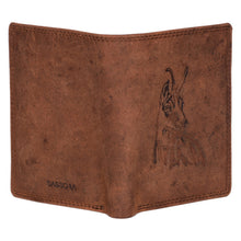 Load image into Gallery viewer, Sassora Genuine Leather RFID Animal Embossed Design Large Notecase