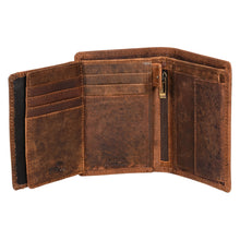 Load image into Gallery viewer, Sassora Genuine Leather RFID Animal Embossed Design Large Notecase