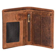 Load image into Gallery viewer, Sassora Genuine Leather RFID Animal Embossed Design Large Notecase