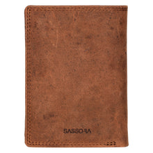 Load image into Gallery viewer, Sassora Genuine Leather RFID Animal Embossed Design Large Notecase