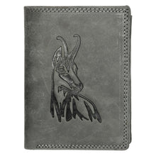 Load image into Gallery viewer, Sassora Genuine Leather RFID Animal Embossed Design Large Notecase