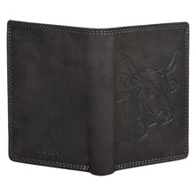 Load image into Gallery viewer, Sassora Premium Leather RFID Animal Embossed Pattern Notecase Wallet