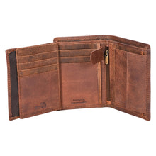 Load image into Gallery viewer, Sassora Premium Leather RFID Notecase Wallet – Soccer Player Embossed Design