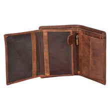 Load image into Gallery viewer, Sassora Premium Leather RFID Notecase Wallet – Soccer Player Embossed Design