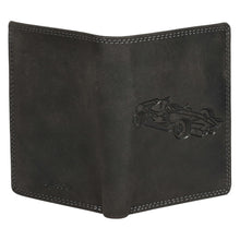 Load image into Gallery viewer, Sassora Pure Leather RFID Car Embossed Pattern Notecase Wallet