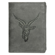 Load image into Gallery viewer, Sassora Premium Leather RFID Animal Embossed Pattern Large Notecase