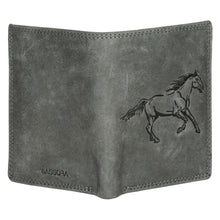 Load image into Gallery viewer, Sassora Genuine Leather RFID Animal Embossed Pattern Large Notecase