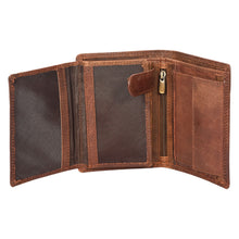 Load image into Gallery viewer, Sassora Pure Leather RFID Animal Embossed Pattern Large Notecase Wallet