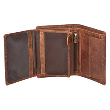 Load image into Gallery viewer, Sassora Premium Leather RFID Notecase – Animal Embossed Pattern (Bifold Design)