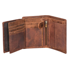 Load image into Gallery viewer, Sassora Premium Leather RFID Notecase – Animal Embossed Pattern (Bifold Design)