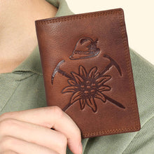Load image into Gallery viewer, Sassora Premium Leather RFID Sord Embossed Pattern Large Notecase
