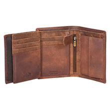 Load image into Gallery viewer, Sassora Premium Leather RFID Sord Embossed Pattern Large Notecase