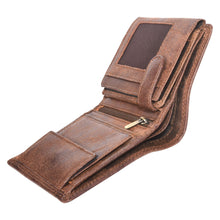 Load image into Gallery viewer, Sassora Premium Leather RFID Sord Embossed Pattern Large Notecase