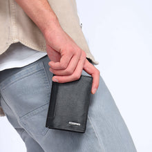 Load image into Gallery viewer, Sassora Genuine Leather Large Black Notecase Wallet For Men