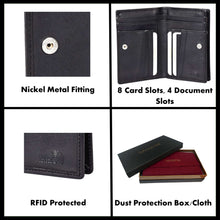 Load image into Gallery viewer, Sassora Premium Leather RFID Women Wallet Notecase