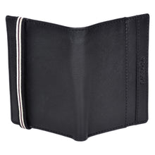 Load image into Gallery viewer, Sassora Genuine Leather Men's Bifold RFID Notecase Wallet with Elastic Strap Closure