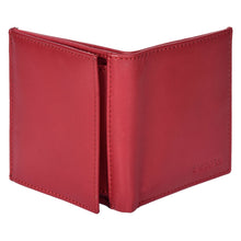 Load image into Gallery viewer, Sassora Genuine Leather Wallet – Medium Bifold with Snap Closure | RFID Protected