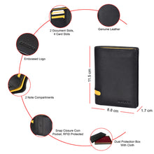 Load image into Gallery viewer, Sassora Genuine Leather Notecase Wallet – Medium Size
