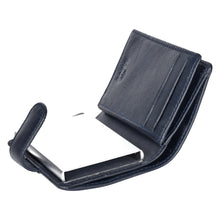 Load image into Gallery viewer, Sassora Genuine Leather RFID-Protected Unisex Wallet – Compact Note Case With Card Mechanism