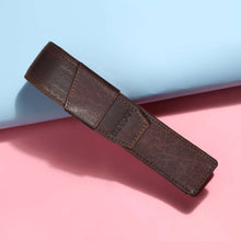 Load image into Gallery viewer, Sassora Premium Leather Unisex Pen Holder Case (Set of 1)