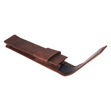Load image into Gallery viewer, Sassora Premium Leather Unisex Pen Holder Case (Set of 1)