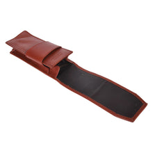 Load image into Gallery viewer, Sassora Premium Leather Pen Case To Carry 2 Pens