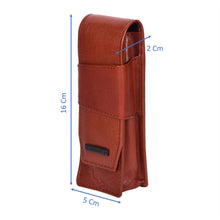 Load image into Gallery viewer, Sassora Premium Leather Pen Case To Carry 2 Pens
