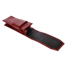 Load image into Gallery viewer, Sassora Genuine Leather Pen Case To Carry 2 Pens