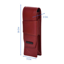 Load image into Gallery viewer, Sassora Genuine Leather Pen Case To Carry 2 Pens