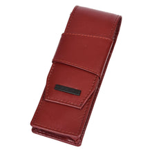 Load image into Gallery viewer, Sassora Genuine Leather Pen Case To Carry 2 Pens