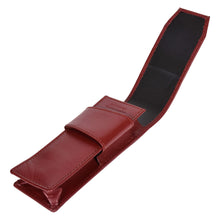 Load image into Gallery viewer, Sassora Genuine Leather Pen Case To Carry 2 Pens