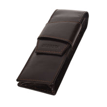 Load image into Gallery viewer, Sassora Genuine Premium Leather Dark Brown fountain pencase (Set of 1)