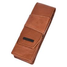 Load image into Gallery viewer, Sassora Pure Leather Pen Case To Carry 2 Pens